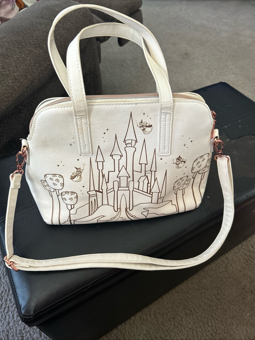Loungefly Disney Sleeping Beauty Aurora Princess Castle Series Satchel Crossbody